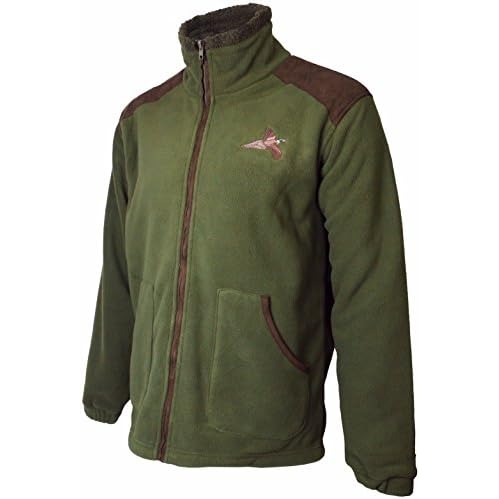 Pheasant Embroidered Shooters Fleece Jacket Savage Island