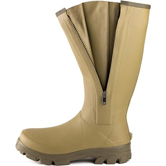 GlenSZ Side Zip Neoprene Lined Wellington Boots Savage Island