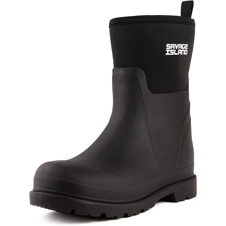 Savstorm Short Neoprene Lined Wellington Boots with EVA Mid Sole Savage Island