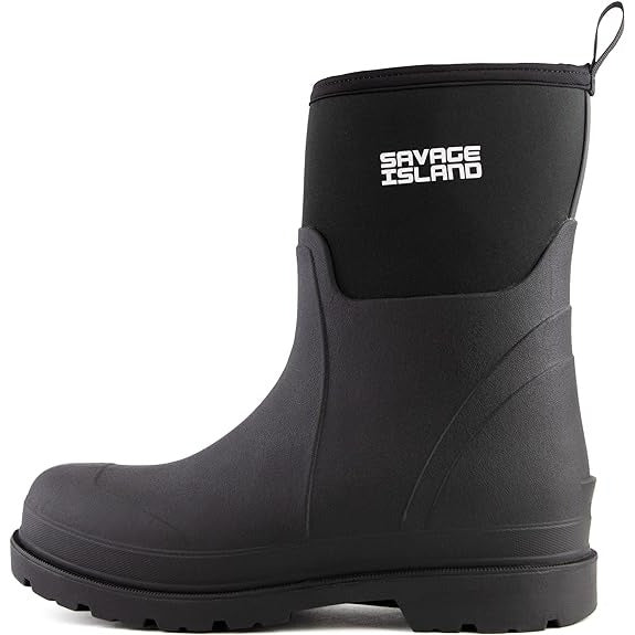 Savstorm Short Neoprene Lined Wellington Boots with EVA Mid Sole Savage Island