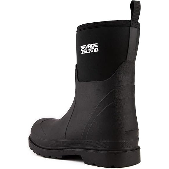 Savstorm Short Neoprene Lined Wellington Boots with EVA Mid Sole Savage Island